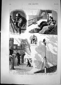 Antique Old Print New Governor-General Canada Incidents During Voyage 1878 19th