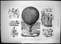 Old Print The Great Captive Balloon At The Tuileries Paris Sketches 1878 19th