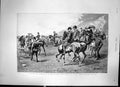 Antique Old Print Sketch Newmarket Heath In July Prince Wales Holiday 1889 19th