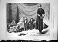 Old Print A Tableau Vivant In The Lions Den Acting Children Costumes 1874 19th