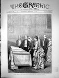 Old 1874 French Deputation Queen Windsor Castle Presentation Addresse Victorian