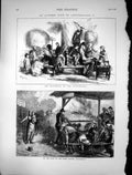 Old 1874 Switzerland Discovery Picturesque Road Upper Glacier Grindel Victorian