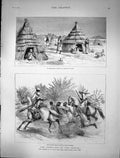 Old 1883 Rebellion Soudan Bashi-Bazouk Scouts Arab Prisoners Kordofan Victorian