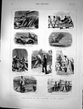 Old 1878 Voyage Sunbeam Ship Mrs Brassey Cape Pigeons Prairie Dogs Bu Victorian