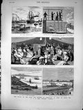 Old 1883 Voyage Duke Duchess Connaught India P And O Mail Steamer Cat Victorian