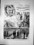 Antique Print 1873 Ashantee War Shipping Stores Material Woolwich GCoast Dr