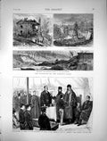 Old 1874 Explosion Regent'S Canal Fallen Bridge Patriarch Syria Cleme Victorian