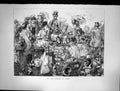 Original Old Antique Print 1870 Spectators Horse Racing Course Ascot Sport 19th