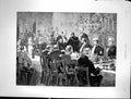 Antique Old Print 1888 Banquet Lord Mayor Mansion House Belgian Burgomasters
