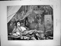 Original Old Antique Print Camp Wimbledon Volunteers Dream Glory 1873 Victorian