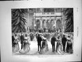 Antique Old Print Ball Cesarewitch Cesarevna Prince Wales Hort Gardens 1873
