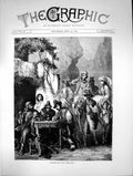 Antique Print Travellers Brigands Cretius Paterfamiliias Horse Shepherd1870