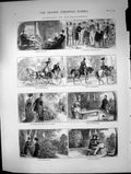 Old Print Marriage By Advertisement Plot Band Phoenix Adonis Ariadne1874 19th
