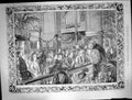 Old Antique Print Bride Groom Altar Rails Buckingham Palace Chapel 1889 19th
