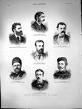 Antique Old Print British Charitable Work Turkey Dr Bond-Moore Surgeon 1878
