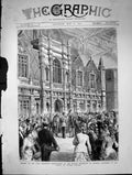 Old Print Opening Parisexhibition British Commission Marshal Macmahon1878 19th