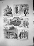 Antique Print Adventures Rev Archibald Jones Convict Dungeon Constable1889 19th