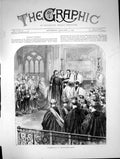 Antique Print Bishop Temple Consecration Westminster Abbey See Exeter 1870 19th