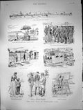 Old 1889 Wimbledon Rifle Shooting Camp Lady Wantage Eaton Mildmay Sol Victorian
