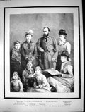 Old 1878 Grand Ducal Royal Family Hesse Darmstadt Louis Alice Ernest Victorian