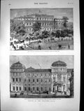 Old 1878 Death Princess Alice Grand Ducal Palace Darmstadt Castle Cha Victorian