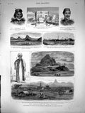 Old 1883 Rebellion Soudan Sheikh Osman Dekna Rebel Zebehr Pasha Taher Victorian