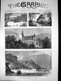 Old 1879 Queen Visit Italy Villa Clara Baveno Isola Pescator Lago Mag Victorian