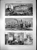 Old 1879 Lord Brougham Centenary Fetes Cannes Statue Regatta Bed Cham Victorian