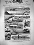 Old 1883 Panama Canal Railway Chagres River Culebra Steam Dredger Col Victorian