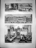Old 1883 House Assembly Capetown Africa Cloth Market Bombay Lukhmidas Victorian