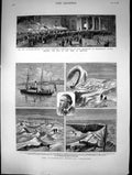 Antique Print Canada Lord Landsdowne 1883 NordenskjGreenland Expedition Soh