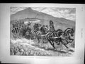 Antique Print 1890 Transvaal Gfields Horses Coach Transport Eight In Hand 19th