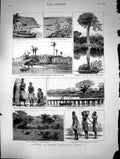 Old 1883 Loanda South-West Africa Slaves Kabenda River Dande Natives Victorian