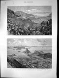 Old 1890 Railway Corcovado Rio Janeiro America Botafogo Sugar Loaf Mo Victorian