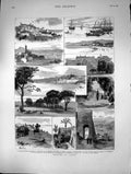 Old 1882 Cannes France Raphael Frejus Croisette Bocca Marguerite Cath Victorian
