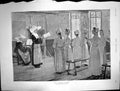Original Old Antique Print 1891 Singing Lesson Nuns Women Music 19th