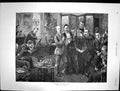 Original Old Antique Print 1891 Friends Harmony Music Singing Men Sydney Hall