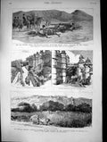 Old 1885 Gwalior Fortress War Servia Bulgaria Prince Alexander Mala T Victorian