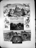 Original Old Antique Print 1871 Burgundy Wine Vinery 19th Century