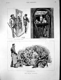 Old 1887 Royal Academy Juding Water Colours Judges Academicians Porte Victorian