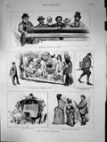 Old 1887 Royal Academy Art Gentleman Farmer Tempest Transport Cab Sam Victorian