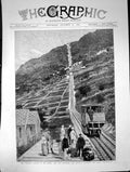 Old 1883 Steepest Railway In The Worls Mountain Line Montreux Glion S Victorian