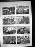 Old 1872 Prince Wales Yarmouth Railway Station Procession Triumphal A Victorian