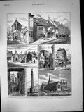 Old 1879 Yarmouth Gaol Fishermen'S Hospital Friars Tower Nelson'S Mon Victorian