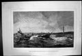Antique Old Print Wreck Norwegian Barque Suez Off Yarmouth Edwin Hayes 1877