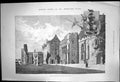 Antique Old Print English Homes Penshurst Place Back View Part Gardens 1888