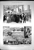 Old Antique Print Michaelmas Term Law Courts Earthquakes Asia Minor 1883 19th