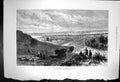 Antique Old Print War Town Fortress Rustchuk Danube Sheep Oxen Waggon 1877 19th