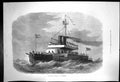 Antique Old Print Our Ironclad Fleet Hms Devastation Launched Portsmouth 1871