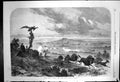 Original Old Antique Print Bloem Fontein Orange Free State South Africa 1868